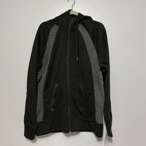 RBX Men’s Full Zip Hoodie In Black Training Active Jacket Size XL NWT